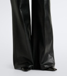 Dorothee Schumacher Leather flared pants