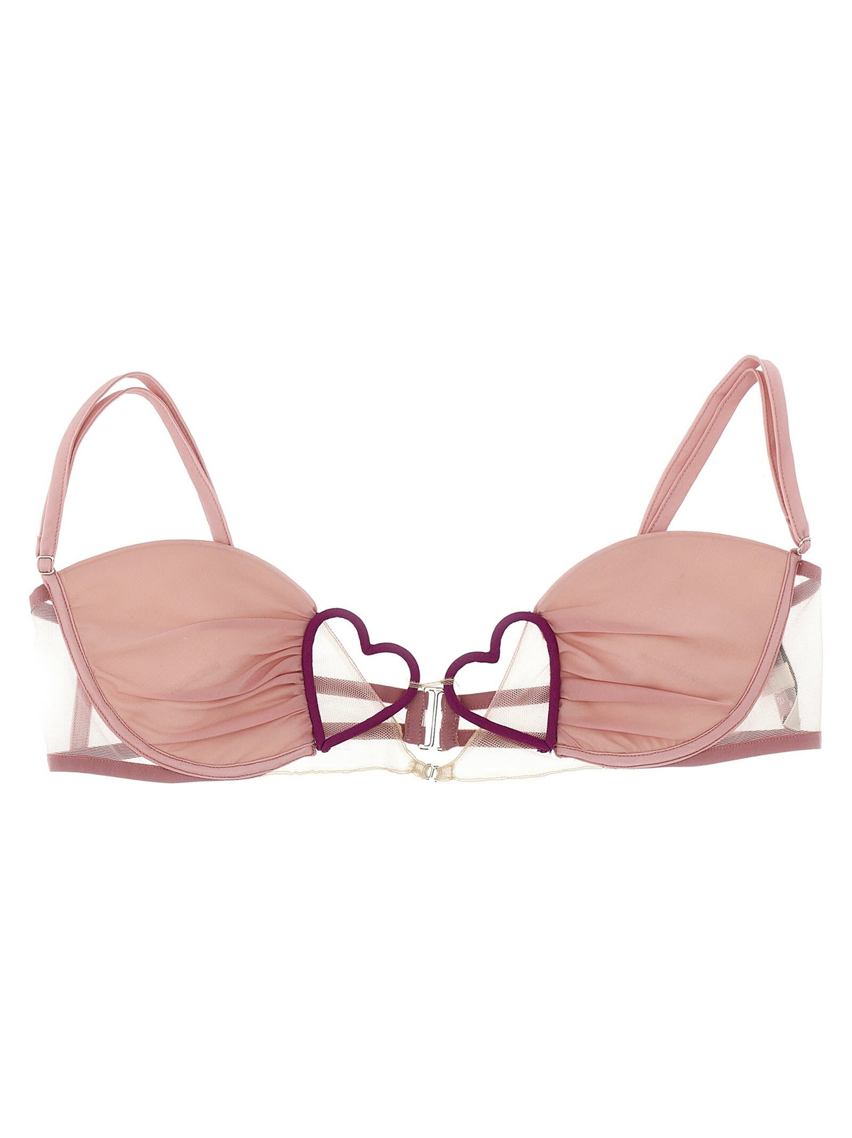 Nensi Dojaka Pink Front Keyhole Bodysuit Nensi Dojaka