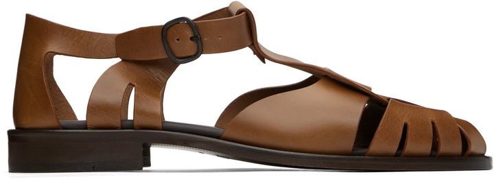 Photo: HEREU Brown Pesca Veg-Tan Sandals