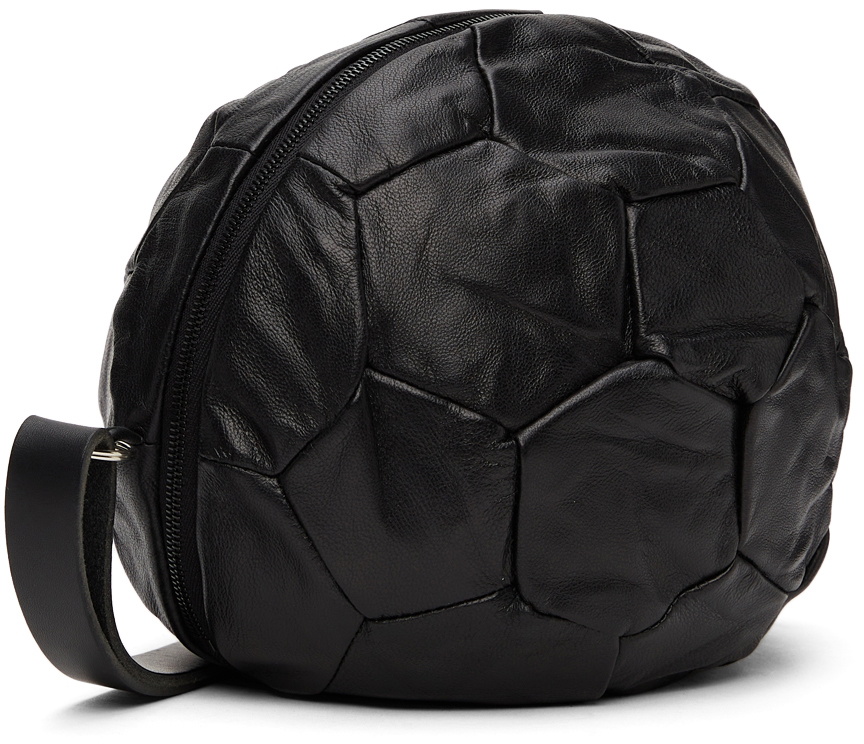 Bless Black Leather Football Shoulder Bag Bless