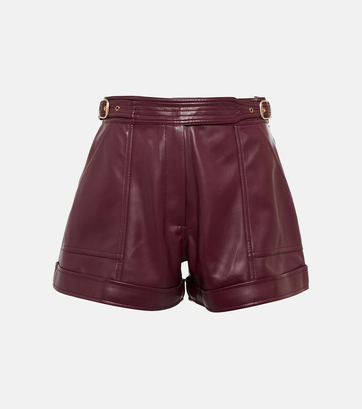 Simkhai - Chace faux leather shorts