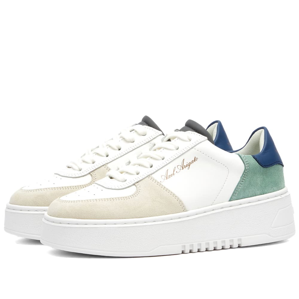 Axel Arigato Women's Orbit Platform Sneakers in White/Light Grey