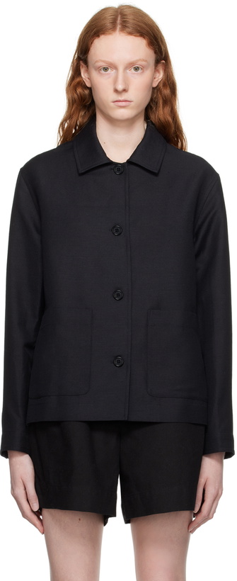 Photo: Margaret Howell Black Button Jacket
