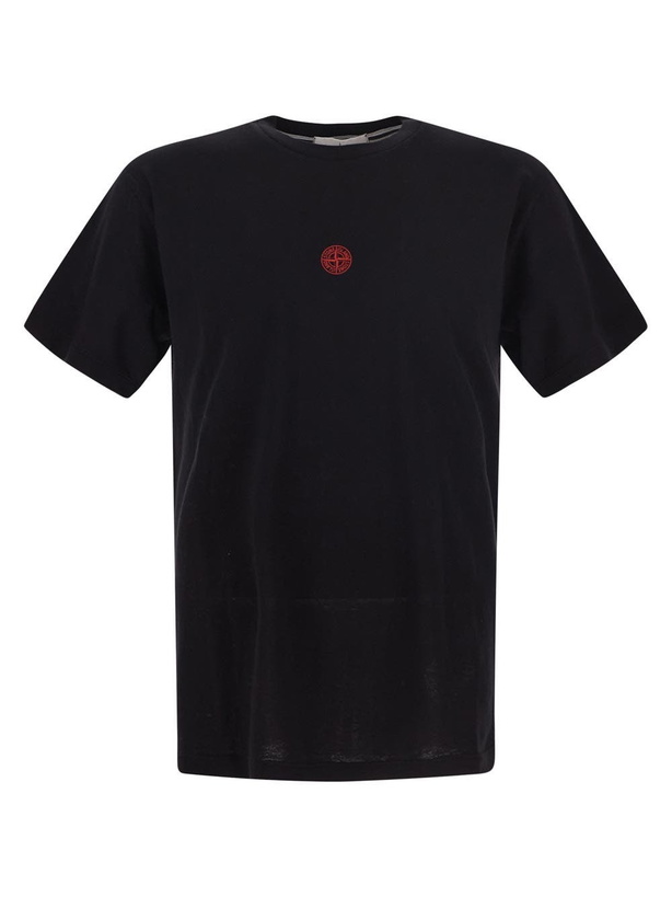 Photo: Stone Island Logo Print T Shirt