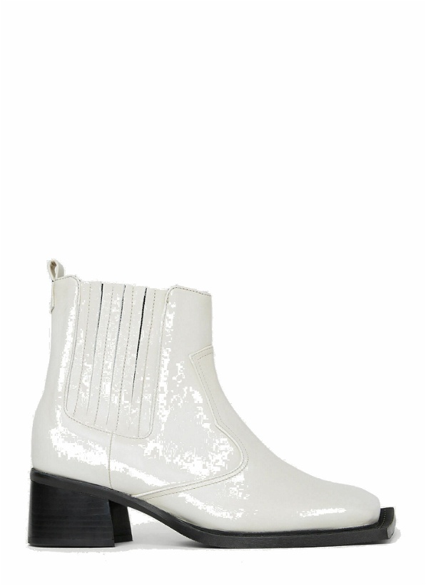 Photo: Ninamounah - Howler Ankle Boots in White