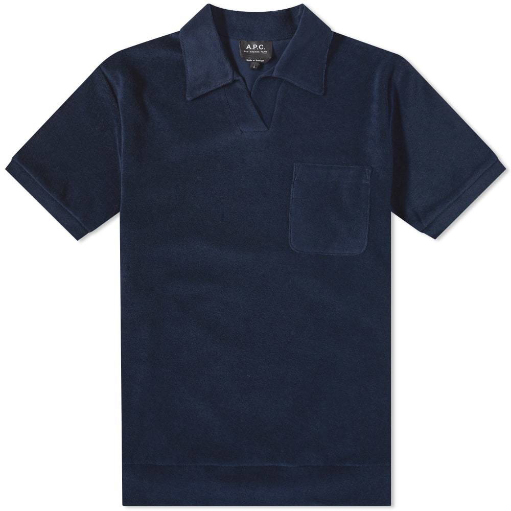 A.P.C. Agustino Sponge Fleece Polo