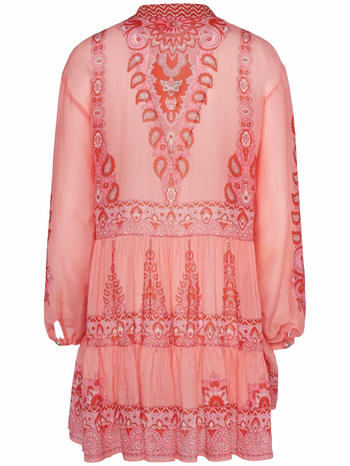 ETRO Printed Cotton & Silk Mini Dress Etro