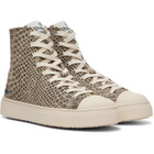 Vivienne Westwood Beige High Top Plimsoll Sneakers