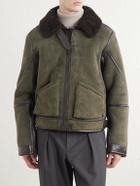 Polo Ralph Lauren - Shearling Flight Jacket - Green