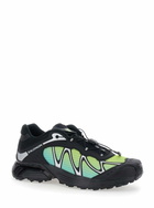Salomon xt-whisper Black Sneakers With Printed Logo On The Side And Drawstring Closure In Fabric Unisex