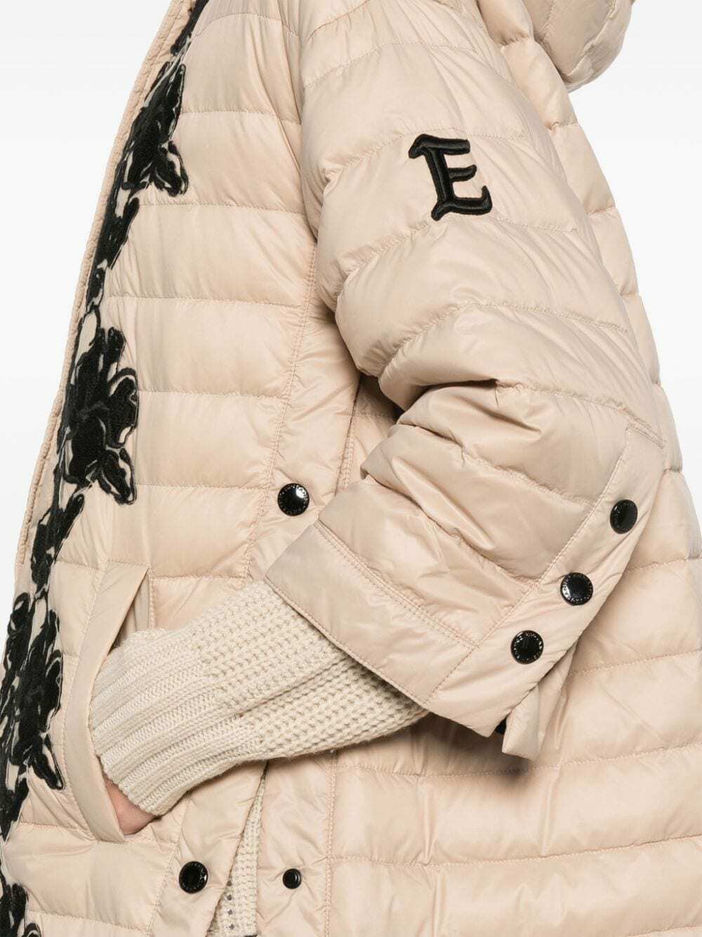 ERMANNO - Embroidered Nylon Down Jacket