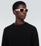 Fendi Logo square sunglasses