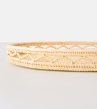 Cabana Sabbia wicker decorative tray