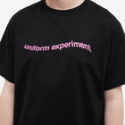 Uniform Experiment Men's Warp Logo T-Shirt in Black