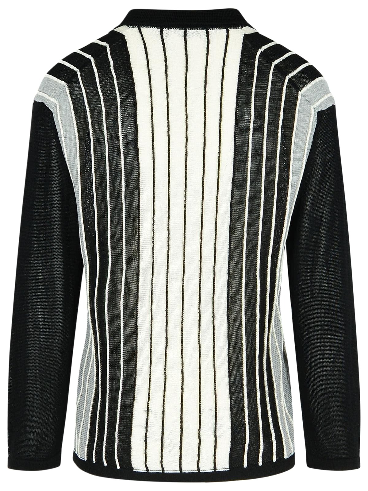 Laneus Black Viscose Blend Sweater