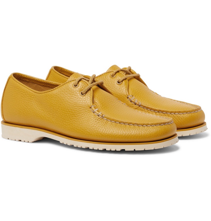 Photo: Sperry - The Captain's Leather Boat Shoes - Yellow