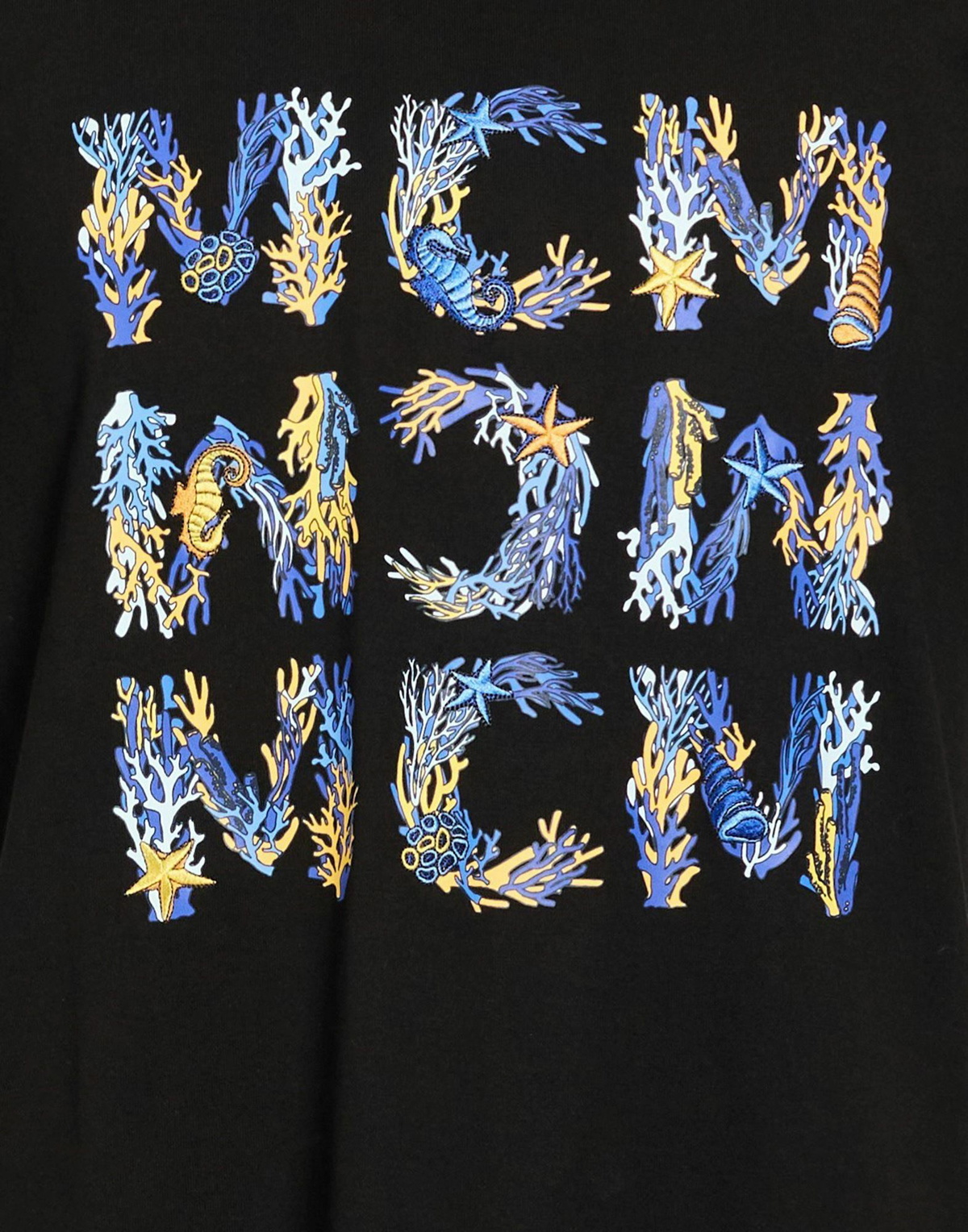 Mcm Mens T-shirt in Black