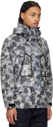 BAPE Gray Camo Jacket