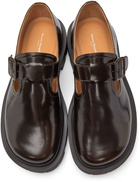 Maison Margiela Brown Mary-Jane Loafers