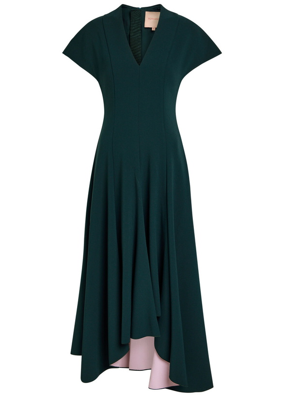 square midi dress Square Neck Midi Dress-Carmen Candela