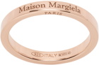 Maison Margiela Rose Gold Engraved Ring