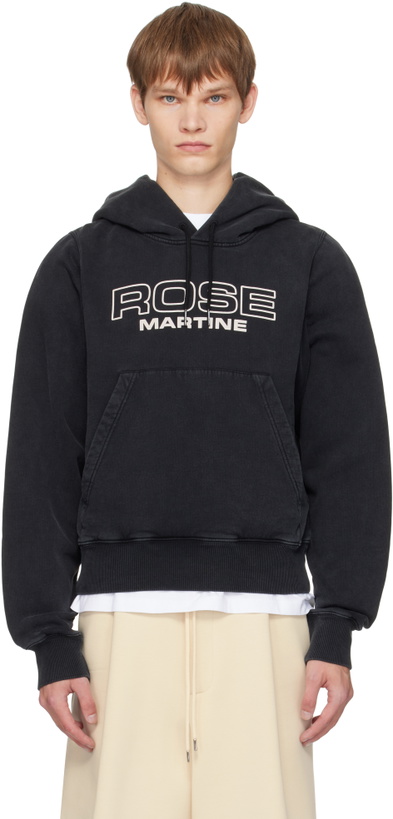 Photo: Martine Rose Black Shrunken Hoodie