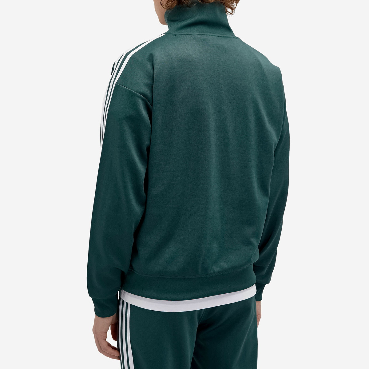 トップス adidas Funnelneck Track Top Adidas Men's Funnelneck Track Top in Mineral Green adidas