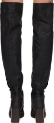 LEMAIRE Black Knotted Anatomic 80 Boots