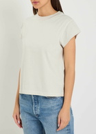 Agolde Bryce Cotton T-shirt Off White