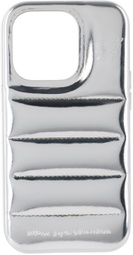 Urban Sophistication Silver 'The Puffer' iPhone 14 Pro Case