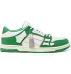 AMIRI - Skel-Top Colour-Block Leather Sneakers - Green