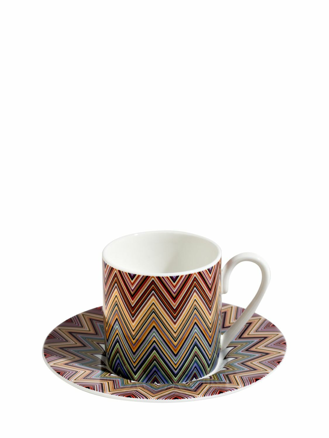 MISSONI HOME Zig Zag 2 Piece Espresso Set