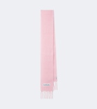 Acne Studios Fringed alpaca, wool, and mohair-blend scarf