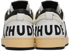 Rhude SSENSE Exclusive White & Black Rhecess Low Sneakers