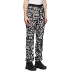 TAKAHIROMIYASHITA TheSoloist. Black and White Mickey Mouse Words Trousers