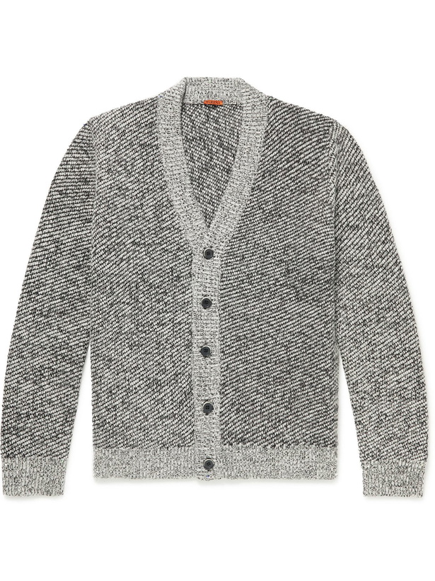 Photo: Barena - Ribbed Wool Cardigan - Gray