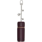 Marc Jacobs Burgundy 'The Lipstick Case' Bag Charm