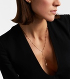 Sydney Evan Cross 14kt gold pendant necklace with diamonds