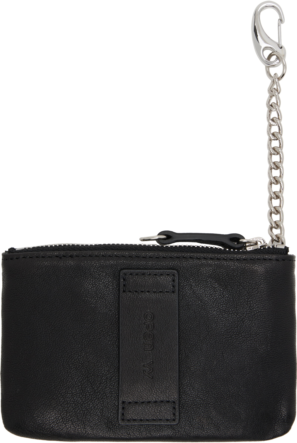 OPEN YY Black Heart Stud Chain Wallet