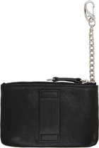 OPEN YY Black Heart Stud Chain Wallet