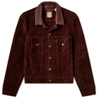Levi's Vintage Clothing Suede Trucker Jacket