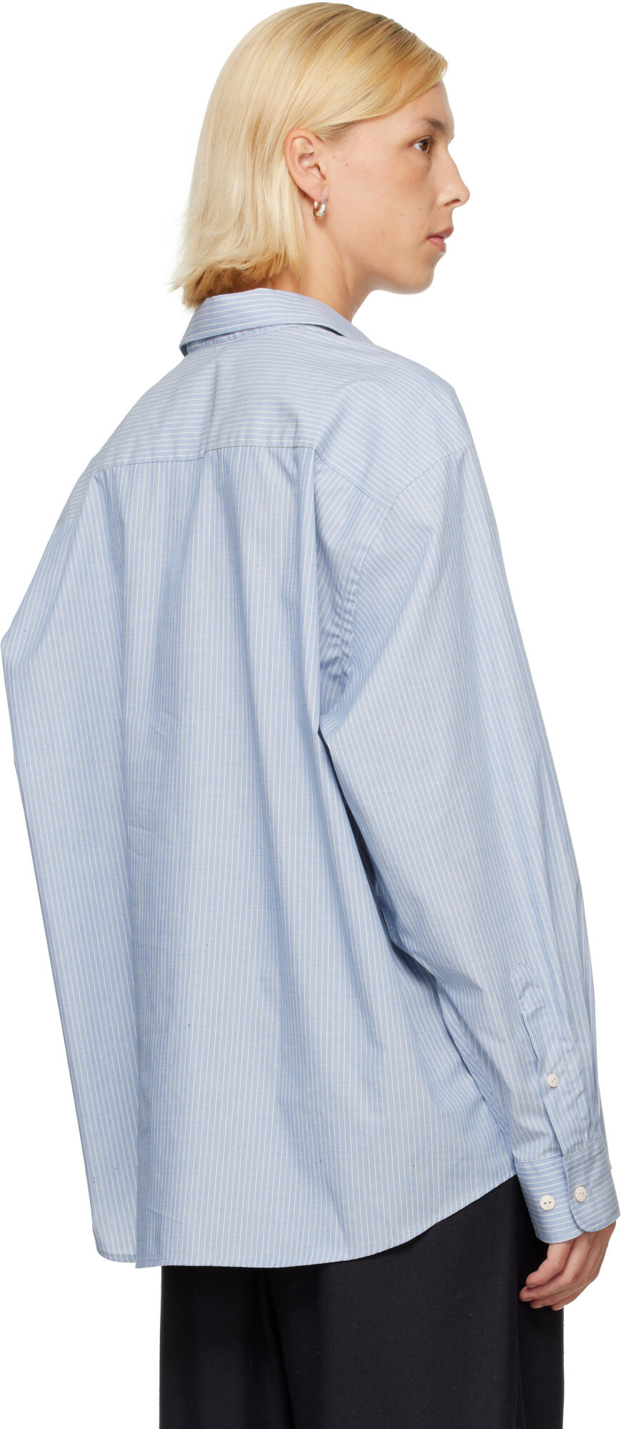 Baserange Blue & White Claude Shirt