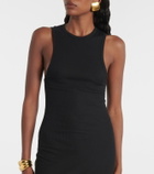Wardrobe.NYC Racer cotton-blend maxi dress