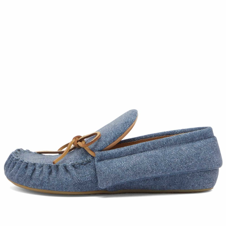 Photo: JW Anderson Footwear Women's JW Anderson Loafer Flat in 20070-420-Medium Blue