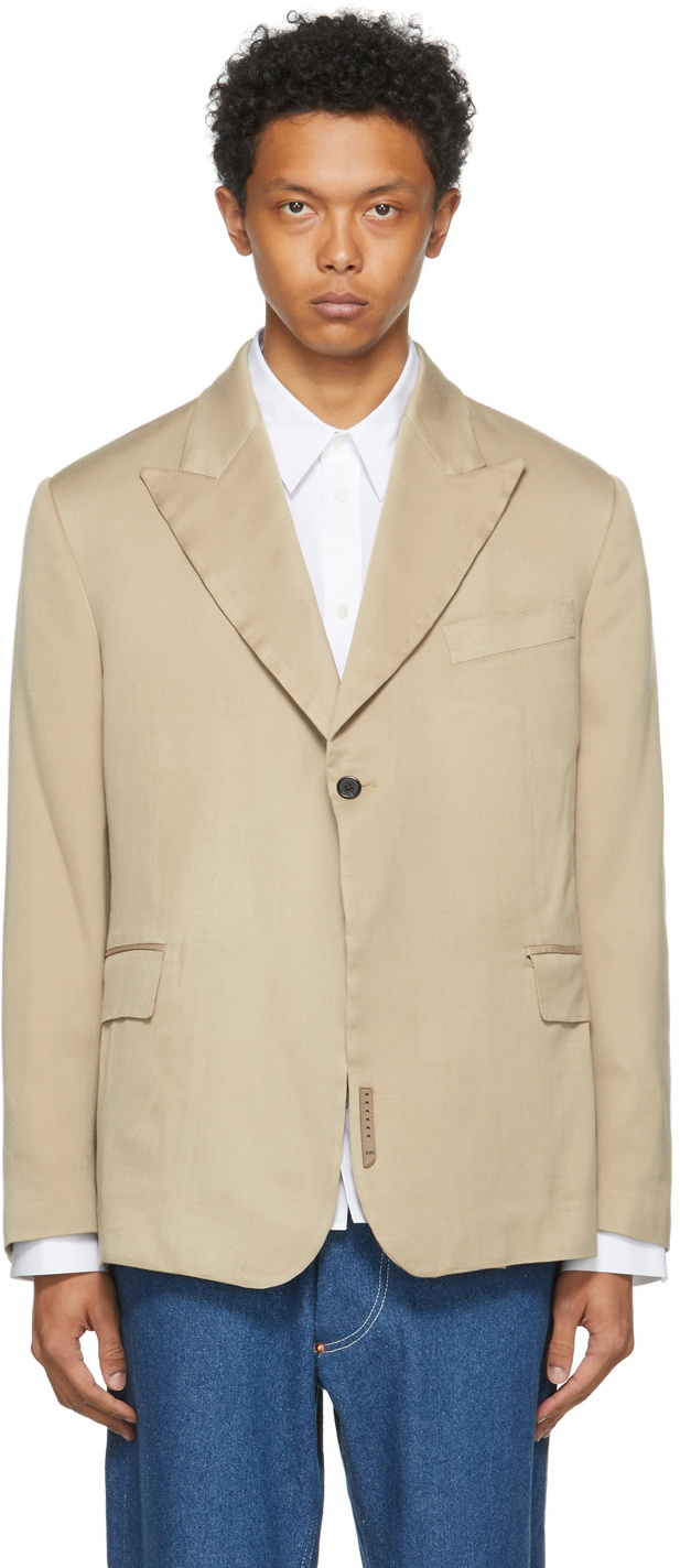 Connor McKnight Khaki Double Breasted Blazer