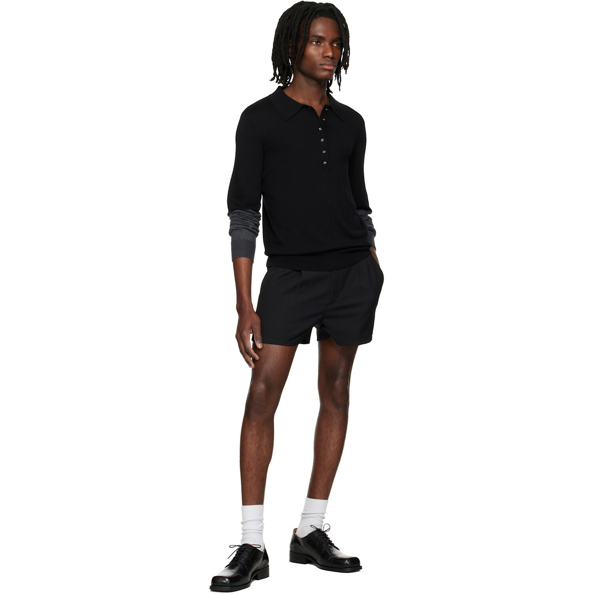 Entire Studios Black Compact Shorts