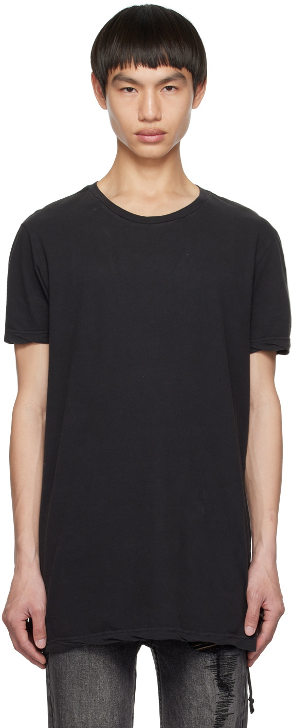 Ksubi Black Seeing Lines T-Shirt Ksubi