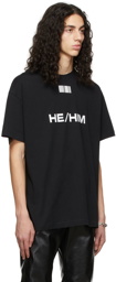 VTMNTS Black 'He/Him' T-Shirt