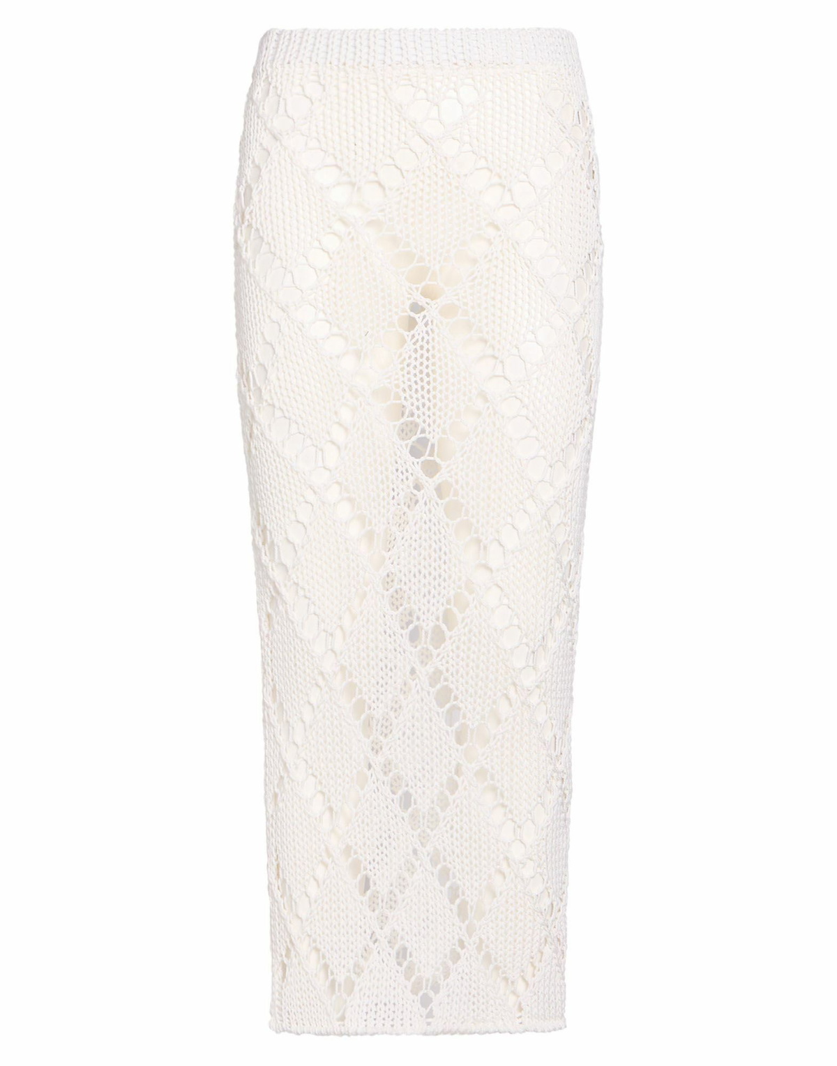 Jucca Womens Maxi skirt in White