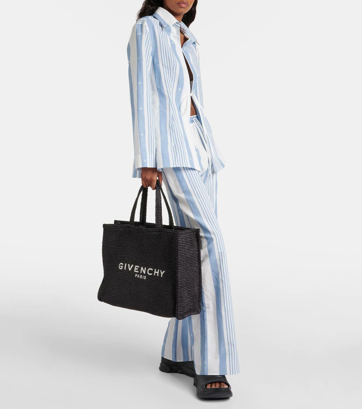 GIVENCHY Gトート ミディアム ラフィア Givenchy G-Tote Medium raffia tote bag Givenchy